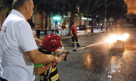 Manifestazione vigili del fuoco