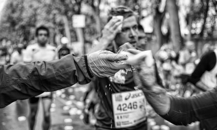 Volontari della maratona a Firenze