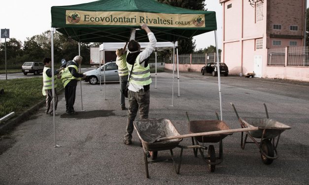 Ecovolontari Rivaltesi, adotta una rotonda