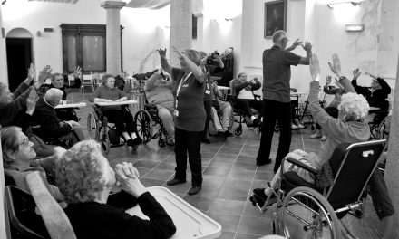 Animazione in casa di riposo, ginnastica dolce